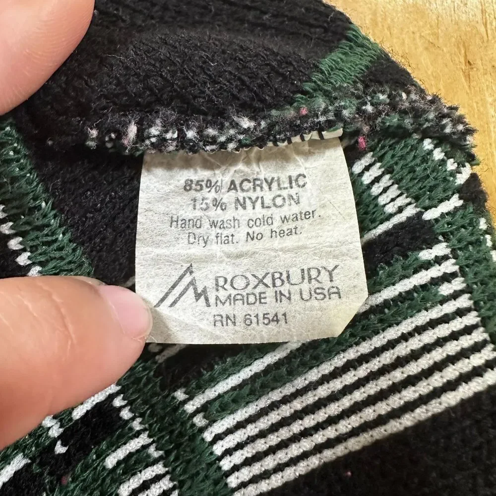 Roxbury Point 40 Plaid Knit Beanie One Size